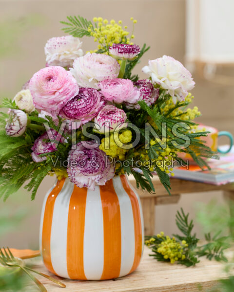 Ranunculus Cappuccino boeket Ranunculus Cappuccino boeket