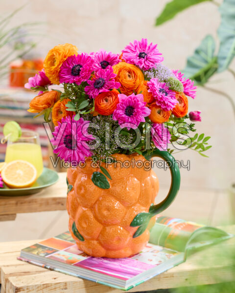 Mixed bouquet Anemone and Ranunculus