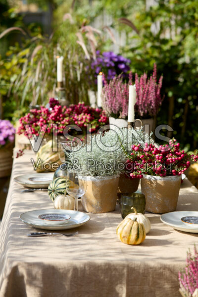 Feestelijke herfsttafel Feestelijke herfsttafel