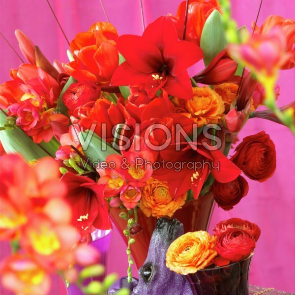 Color Passion serie: Spring bouquet red