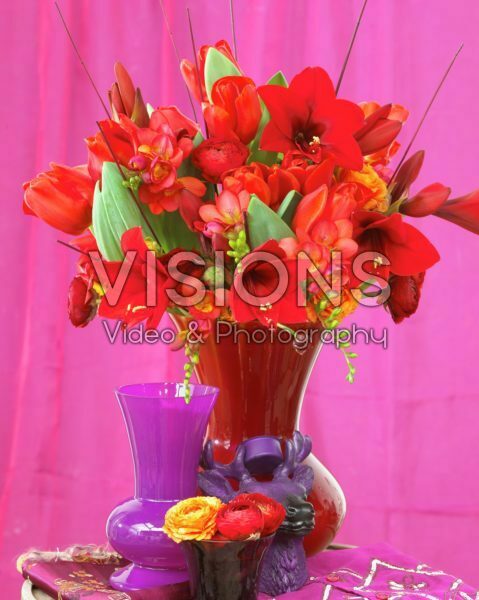 Color Passion serie: Spring bouquet red