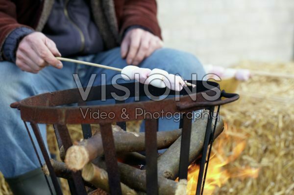 Marshmallows roosteren