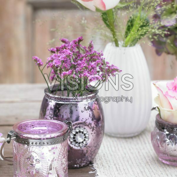 Flowers in vases